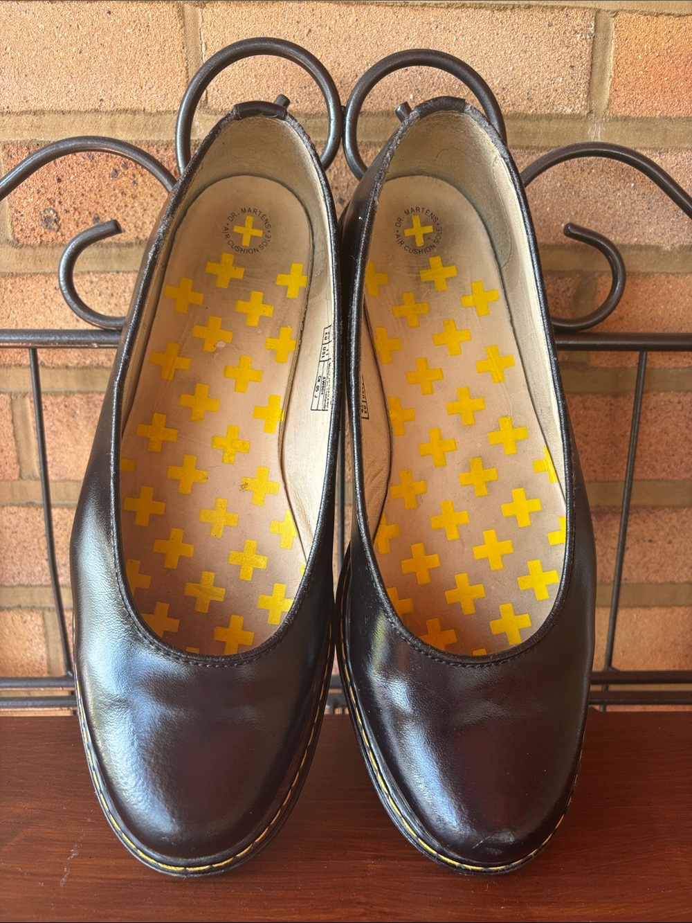 Dr. Martens Ellen Air Cushion Sole Leather Ballet Flats 11